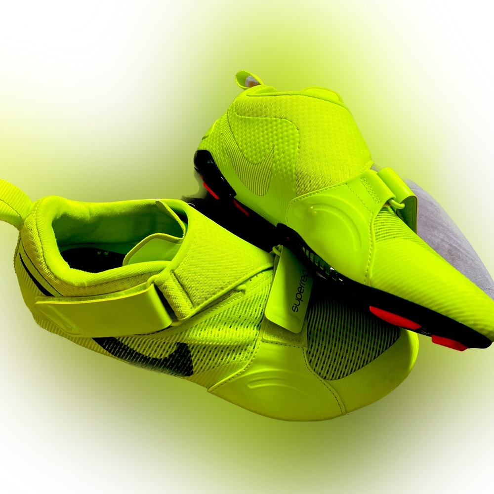 Nike SuperRep Cycle Indoor Cycling Shoes Cyber/Bright Mango
Size 44.5